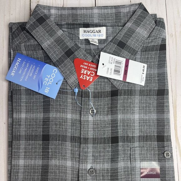 Men's Haggar Weekender Classic-Fit Button-Down - Picture 1 of 3